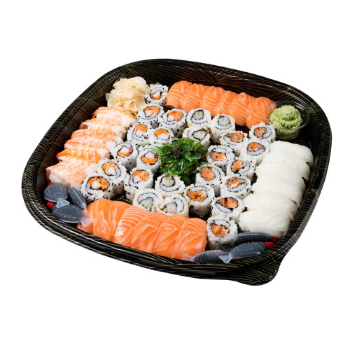 Sushi møtebrett mix 2x50 biter | Augusta Arnesen